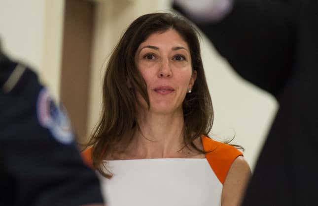 Lisa Page, former legal counsel to former FBI Director Andrew Mc Cabe, arrives on Capitol Hill July 16, 2018, arrives to speak before the House Judiciary and Oversight Committee on Capitol Hill in Washington, D.C.