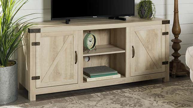 Walker Edison Farmhouse TV Stand | $150 | Amazon