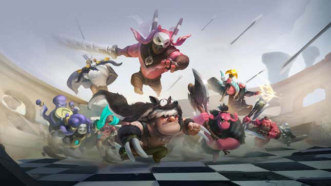 Auto Chess MOBA Gameplay, Mobile Android