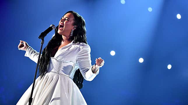 Image for article titled Was Demi Lovato Censored by NBC at the Billboard Music Awards?!