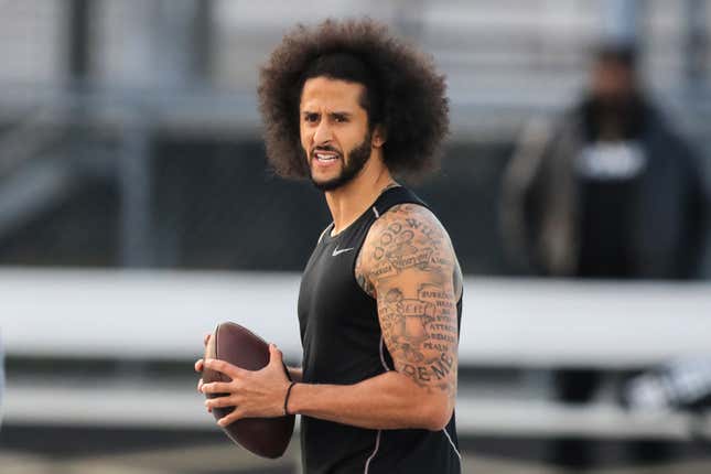 Image for article titled There&#39;s a Real Possibility That Colin Kaepernick Could Be on an NFL Roster This Season