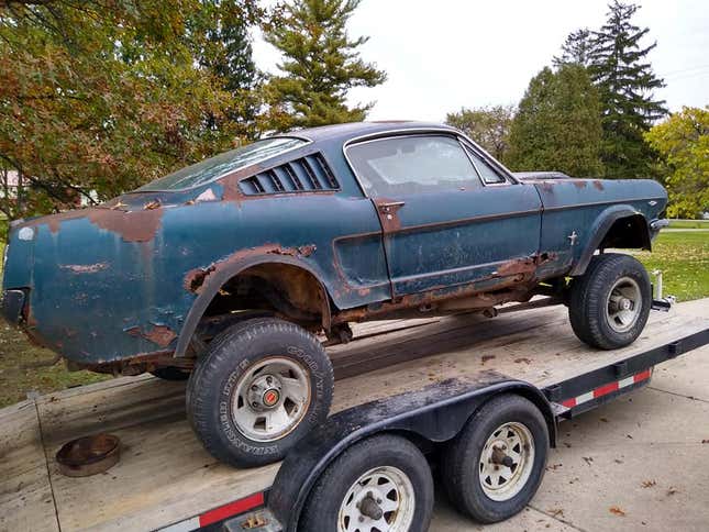 This 1965 Ford Mustang Fastback On A Ford Bronco Frame May Be The Most ...