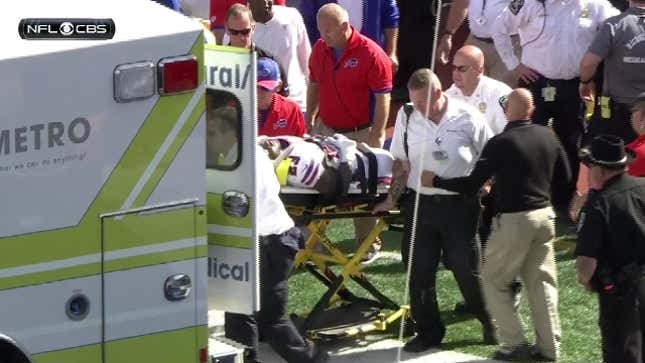Bills Safety Aaron Williams Leaves In Ambulance After Injury (UPDATE)