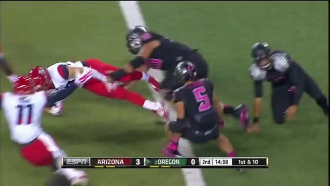 Oregon QB Marcus Mariota Catches Trick Play Touchdown