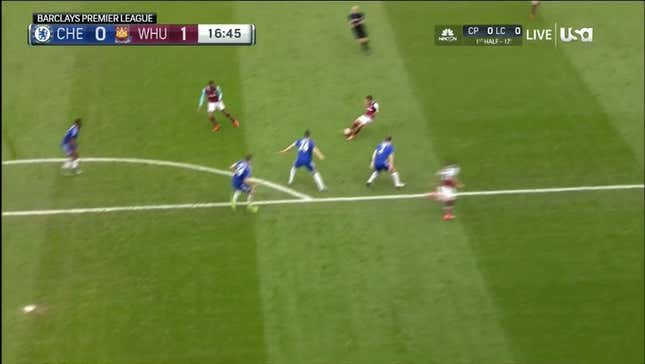 Manuel Lanzini Rocket Goal Puts West Ham Up On Chelsea