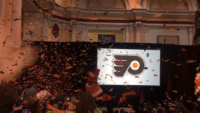 Flyers Unveil Furry Orange Thing Named “Gritty,” And I Love Him