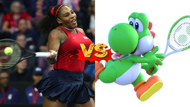 Image for article titled Serena &amp; Venus Williams Are Playing In A Mario Tennis Tournament