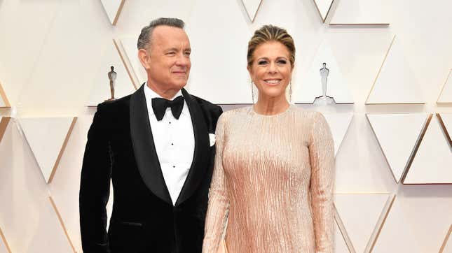 Image for article titled Tom Hanks and Rita Wilson Test Positive for Coronavirus