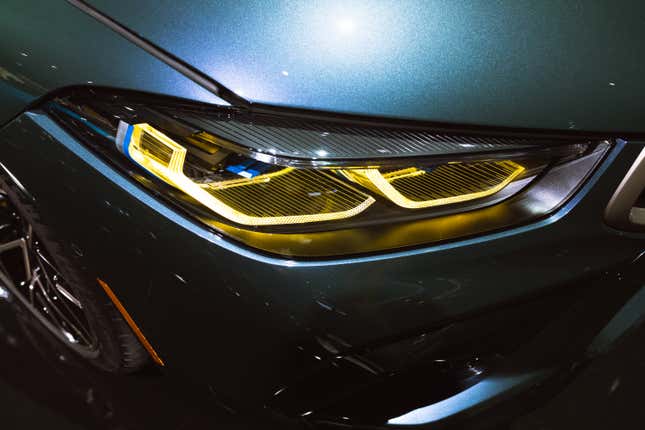 Image for article titled BMW Is Bringing Yellow Headlights Back