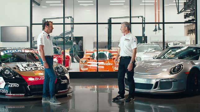 Watch Two Porsche Experts Geek Out Over Race Tech<em></em>