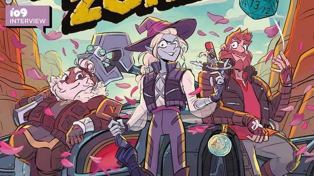 Part of the cover for The Adventure Zone: Petals to the Metal.
