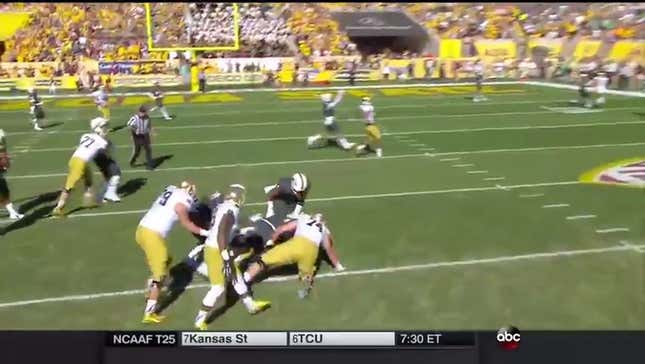 Notre Dame-Arizona State First Half Highlights, As Called By Jim Ross