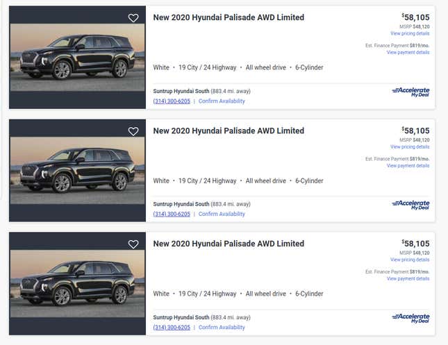 Image for article titled Who Is Paying These Wild Dealer Markups on Hyundai/Kia Crossovers?