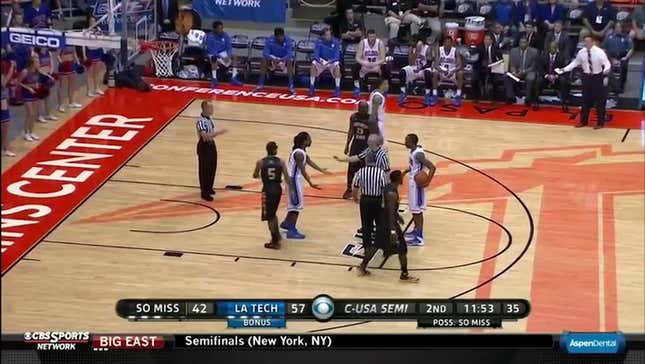 Free Throw Attempt Features Flopping, Flagrant Foul