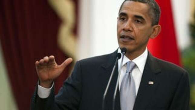 Image for article titled In Major Gaffe, Obama Forgets To Dumb It Down