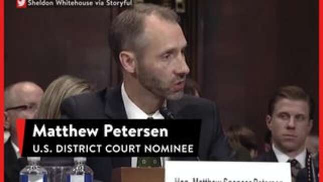 Watch a Trump Judicial Nominee Get Torn to Shreds Over His Total Lack of Qualifications<em></em>