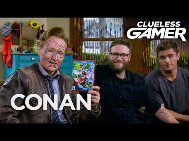 Drawing Dicks on Conan's Face When He Loses at <i>Mario Kart</i>