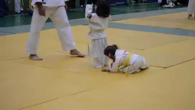 Two Judo Kids Fight It Out with Lethal Cute