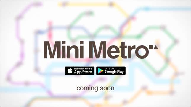 Design a Better Subway System With Mini Metro, Now Just $1 on iOS