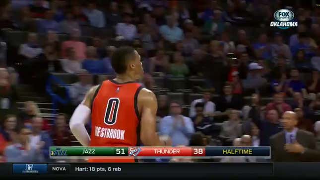 Refs Wave Off Russell Westbrook's Spectacular Self-Assisted Almost-Buzzer-Beater
