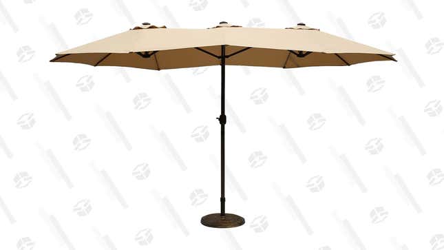 Le Papillon Market Outdoor Umbrella, 15 Feet | $75 | Amazon | Clip the 50% off coupon on page