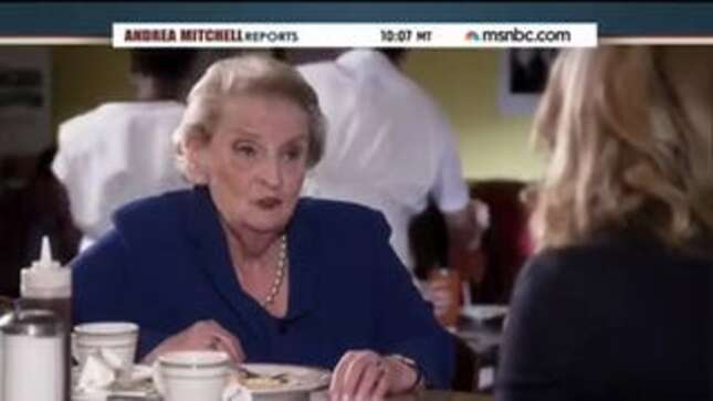 Madeleine Albright Loved Her Waffle Date With Leslie Knope