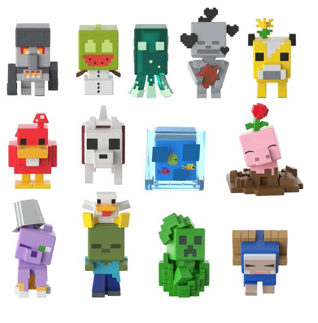  Mattel MINECRAFT Earth BOOST MINI FIGURES 2-PACK NFC-Chip Toys,  Earth Augmented Reality Mobile Game, Based on Minecraft Video Game, Great  for Playing, Trading, and Collecting, Adventure Toy : Toys & Games