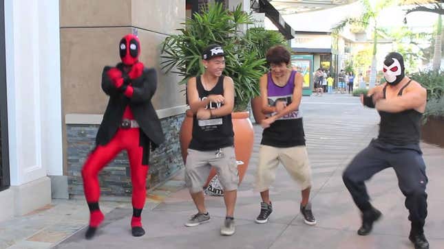 Deadpool Rocks the Gangnam Style Dance Harder Than The Master Himself