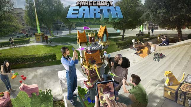 Image for article titled Minecraft Earth Is Launching In Early Access This October