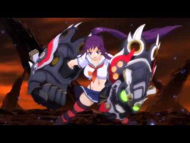 In Which Anime Girls Make Out And Transform Into Weapons