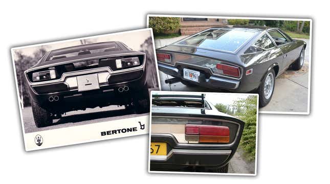 Image for article titled Get Over Here Because We Need To Talk About The Maserati Khamsin's Taillights Right Now