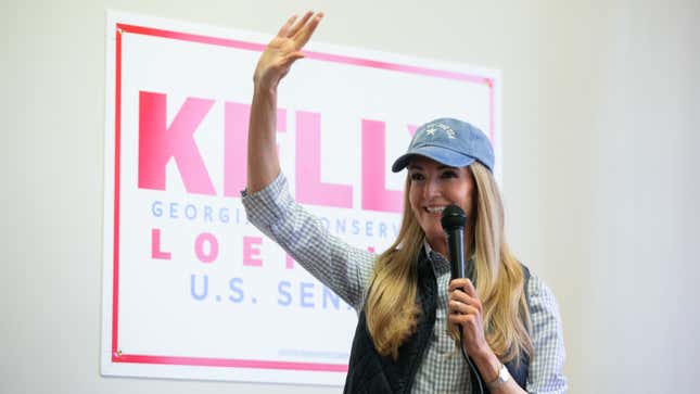 Image for article titled Goodbye Kelly Loeffler, the Worst Woman in the World