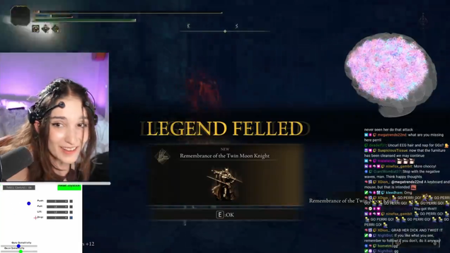 A Twitch Streamer Is Beating Elden Ring’s DLC Bosses With The Power Of Her Mind