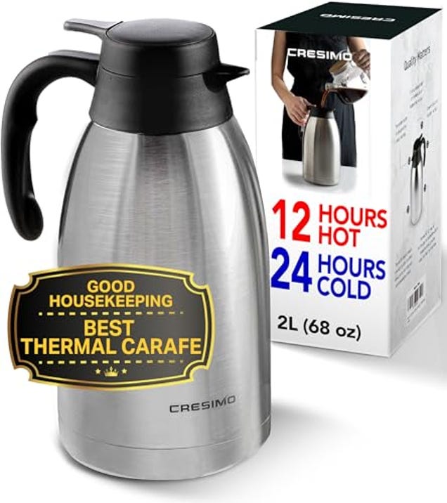 Thermal Coffee Carafe 68oz / 2L, Now 23% Off
