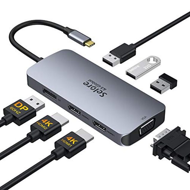 USB C to Dual HDMI Adapter, Now 13% Off