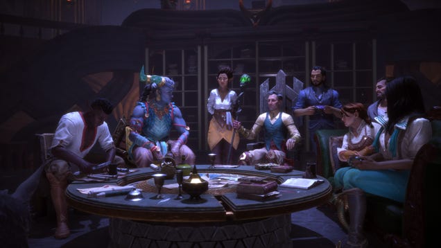 This Unused Art Is The Coolest Dragon Age: The Veilguard’s Party Has Ever Looked