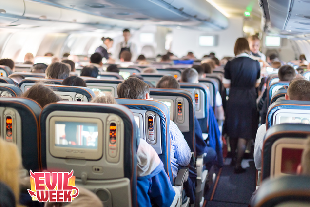 Evil Week: The Passive-Aggressive Way to Stop Someone From Reclining Their Seat on a Flight