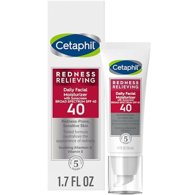 CETAPHIL Redness Relieving Daily Facial Moisturizer SPF 40, Now 17% Off