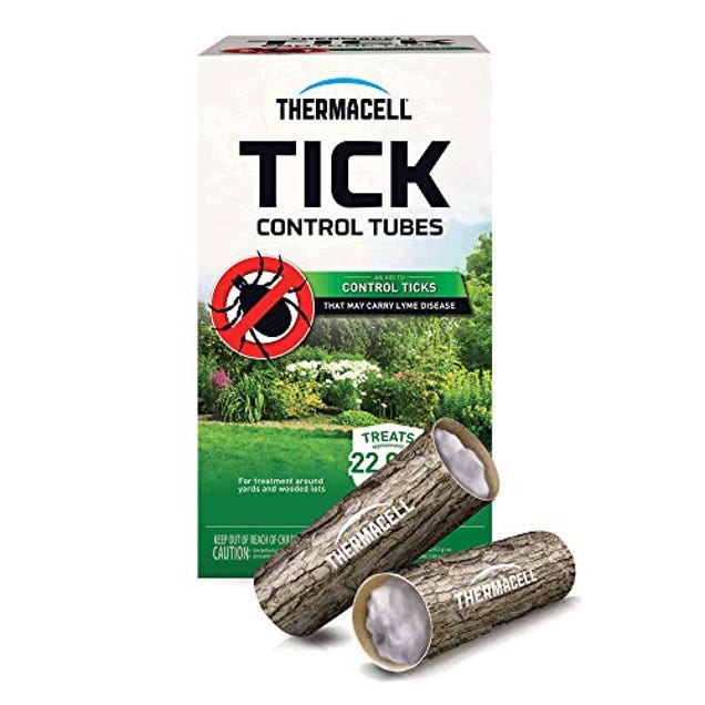 Thermacell Tick Control Tubes for Yards; 24 Tubes; Protects 1 Acre from Ticks; No Spray, Now 20% Off