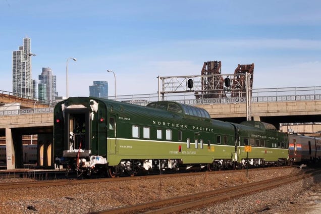 For enough money, you can attach your own private car to the back of an Amtrak train