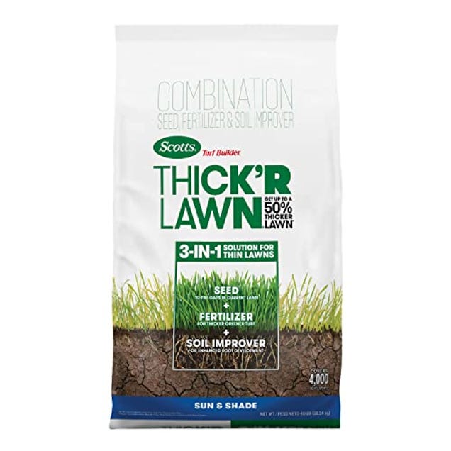 Scotts Turf Builder THICK'R LAWN Grass Seed, Now 16% Off