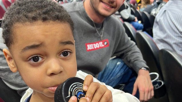 Viral Video Shows a 4-Year-Old Black Boy Barely Escape Death at a Hockey Game