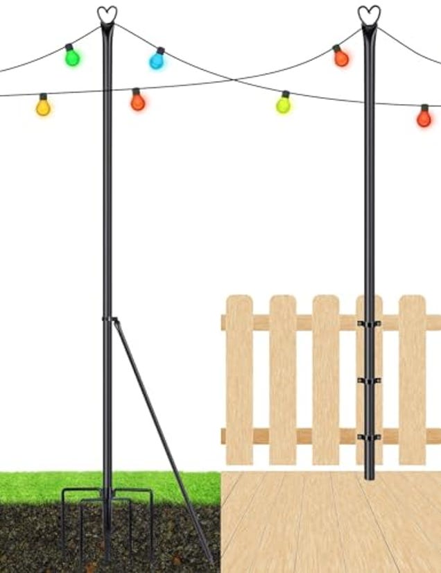 XDW-GIFTS String Light Pole, Now 38% Off