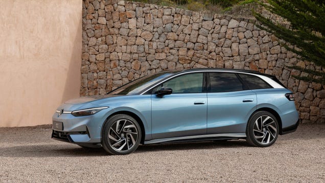 Volkswagen ID 7 Tourer Is An Electric Passat Wagon We Can’t Have