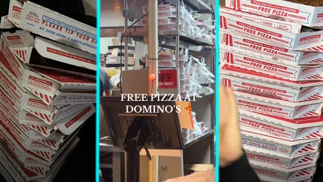 Chaos At Domino’s After Free Pizza Glitch Goes Viral