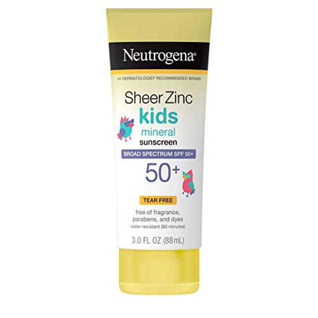 Neutrogena Sheer Zinc Oxide Kids Mineral Sunscreen Lotion, Now 33% Off