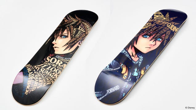 Exclusive Kingdom Hearts II Skateboard Decks Are Pricey But Oh So Gorgeous