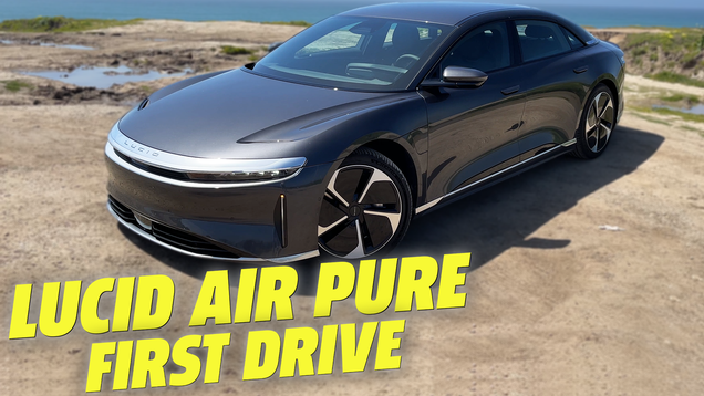 2024 Lucid Air Pure First Drive | Lucid's Cheapest Car May Be Its Best