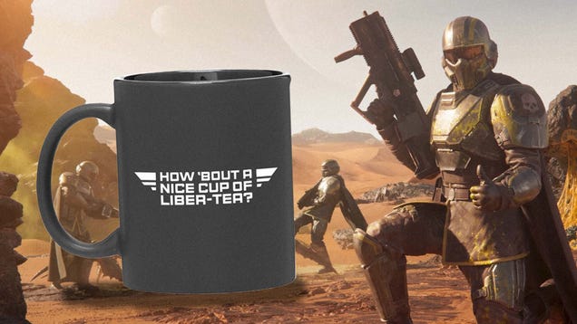 Helldivers 2 Merch Lets You Finally Have A Cup Of Liber-Tea