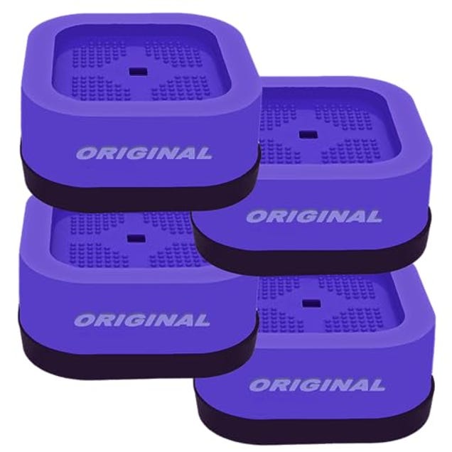 ORBON Washing Machine Vibration Pads (Purple Square Plastic), Now 62% Off